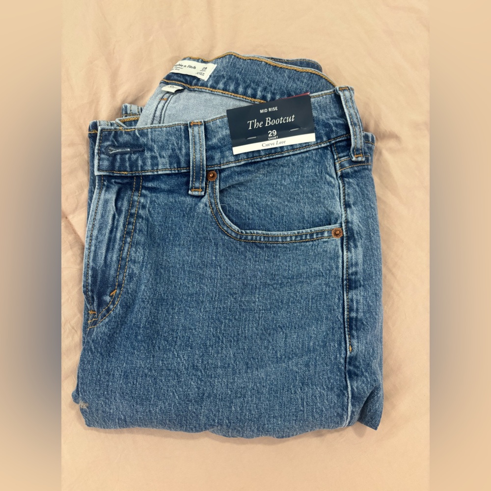Abercrombie & Fitch Blue Boot Cut Jeans